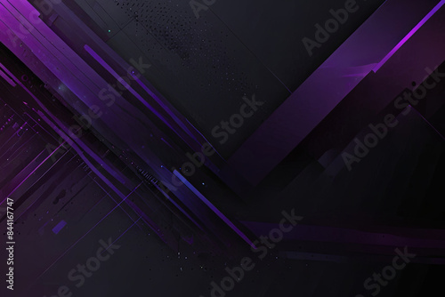 Abstract gaming technology background in black and purple. Ideal for business presentations, banners, covers, web, flyers, posters, and more.