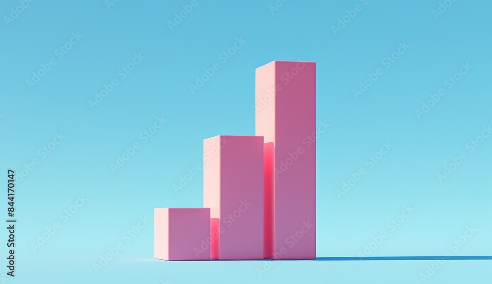 Dynamic Business Graph Animation: Positive and Negative Growth Dynamic Business Graph Animation: Positive and Negative Growth