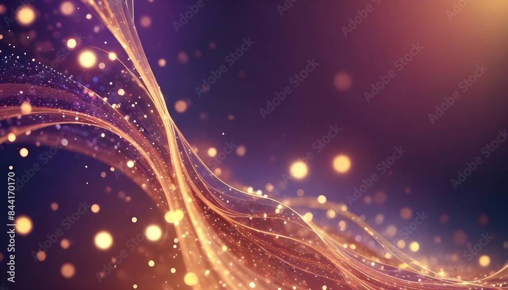 Fototapeta premium abstract background with lights and glitters
