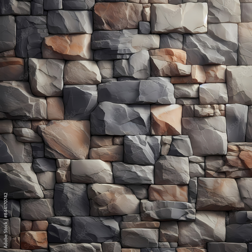Fototapeta premium Background of stone wall texture photo