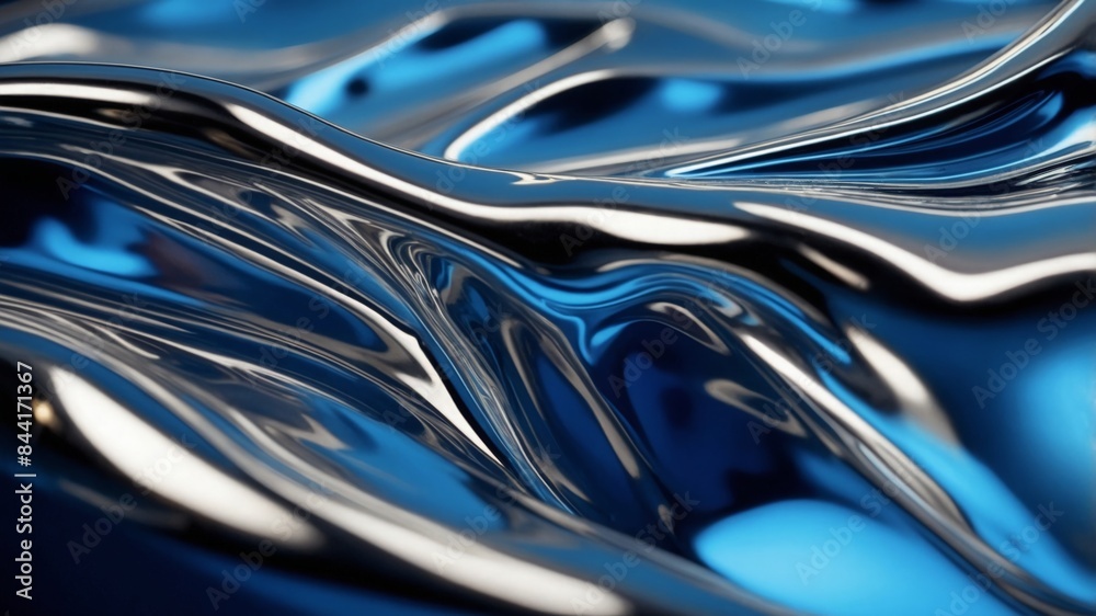 smooth reflective surface of liquid metal, Texture, background smooth reflective surface of liquid metal, Texture, background