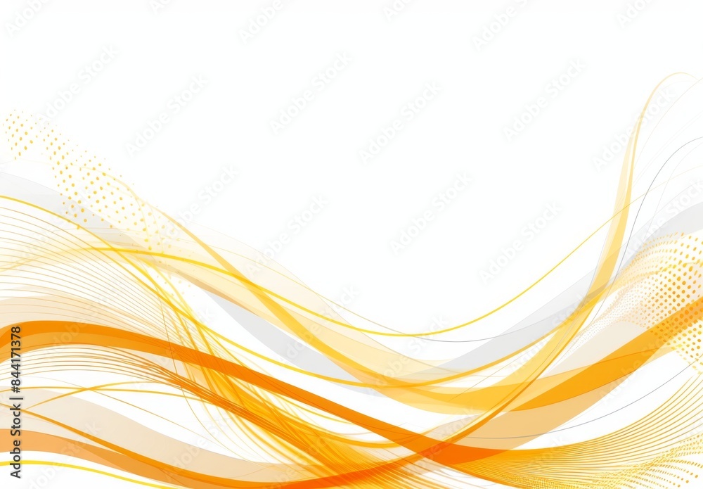 Minimalistic Business Card and Banner Design with Orange Wavy Lines on White Background, Featuring Flat Design and Ample Copy Space. Ideal for Professional Branding and Modern Marketing Materials. Minimalistic Business Card and Banner Design with Orange Wavy Lines on White Background, Featuring Flat Design and Ample Copy Space. Ideal for Professional Branding and Modern Marketing Materials.