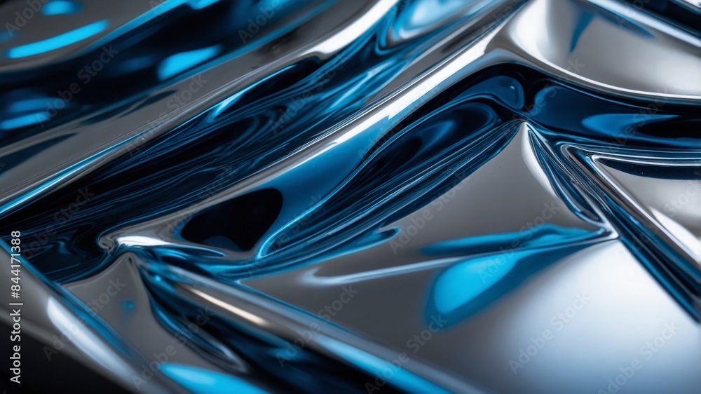 smooth reflective surface of liquid metal, Texture, background smooth reflective surface of liquid metal, Texture, background