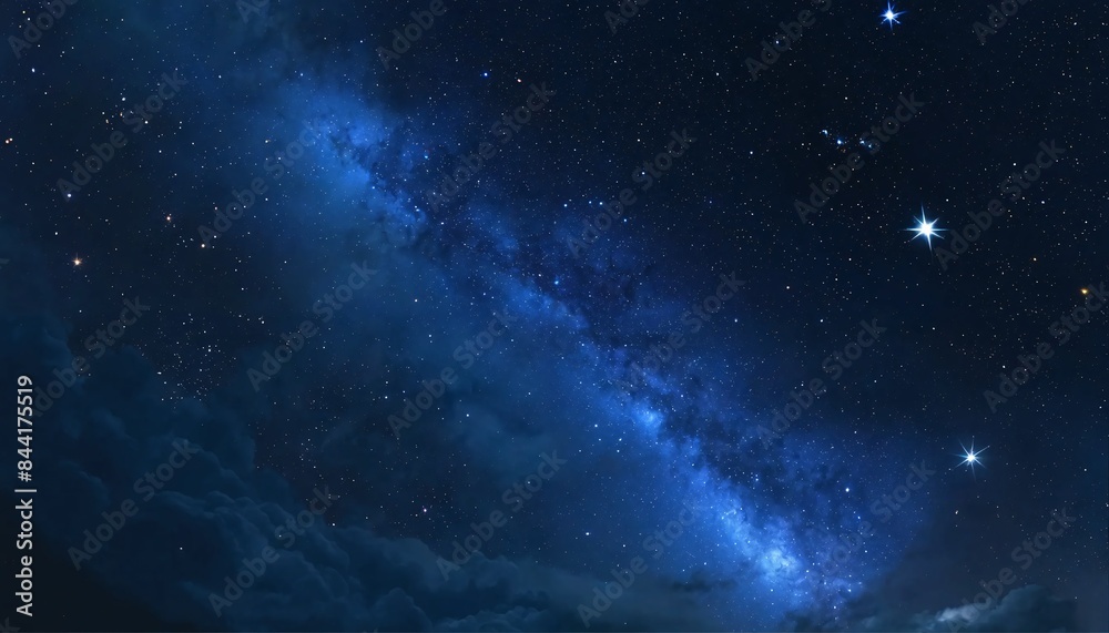 Stunning night sky full of stars Stunning night sky full of stars