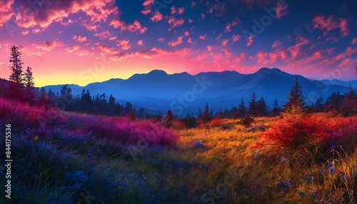 Scenic view of nature at sunset © HM Design