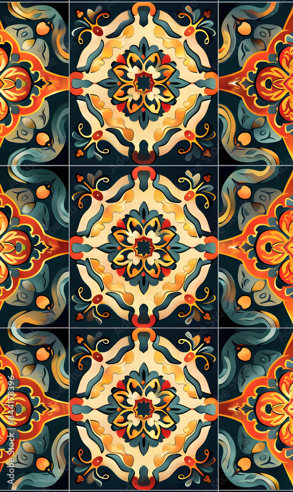 wallpaper, tiles or carpet in a seamless pattern wallpaper, tiles or carpet in a seamless pattern