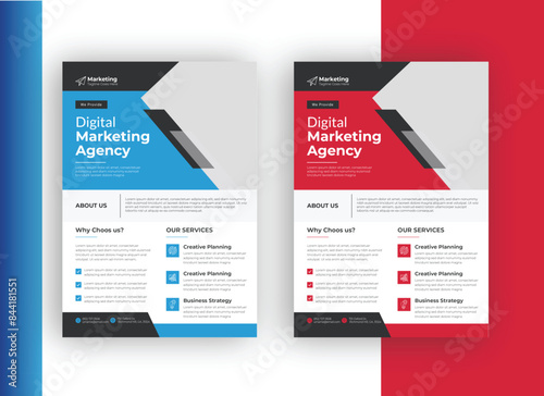 flayer design, Corporate business flyer template design, business marketing flyer, digital marketing agency flyer, creative marketing agency flayer design, vector,creative marketing agency flayer desi