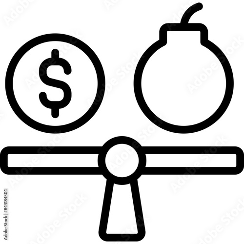 financial crisis icon