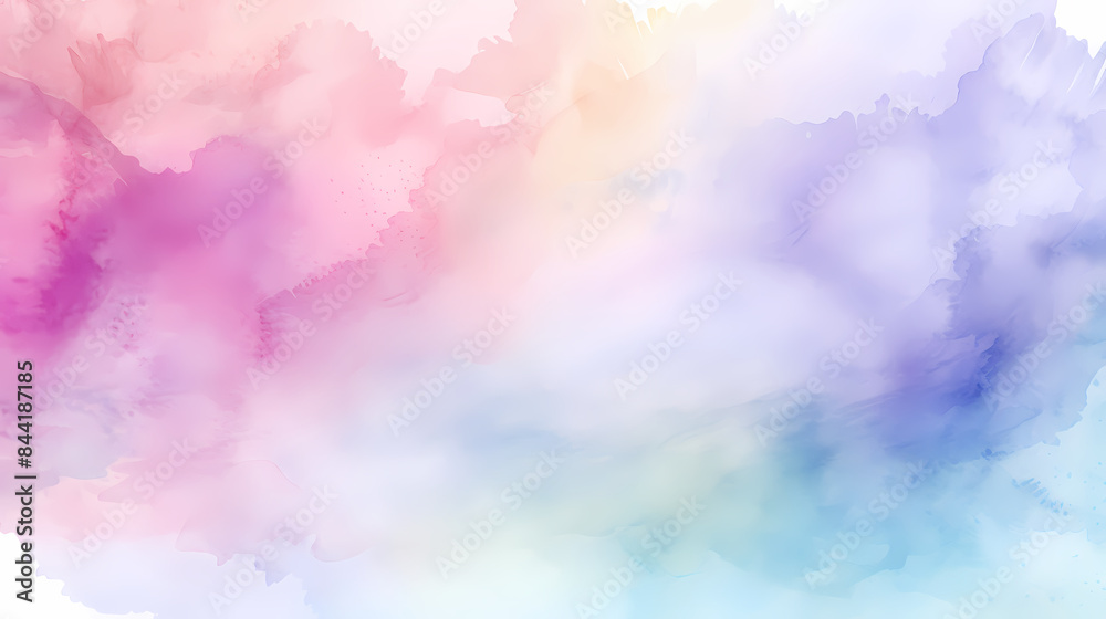 Watercolor soft pastel background