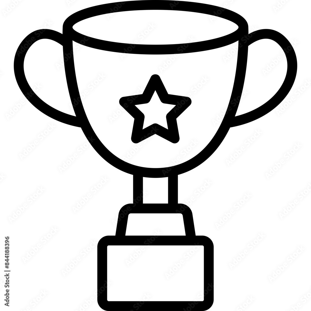 Obraz premium trophy icon