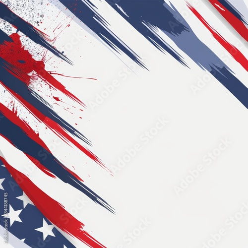 Clean and modern Patriot Day theme with room for text.