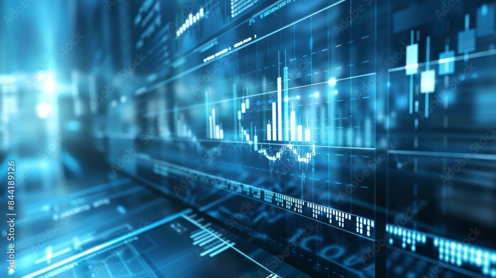 Conceptual business background with a focus on data. Conceptual business background with a focus on data.