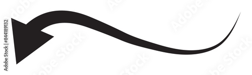 long arrow icon. Arrow pointing . long Arrow vector . arrow or web design