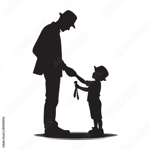 father's day | father's and son silhouette | parent and silhouette