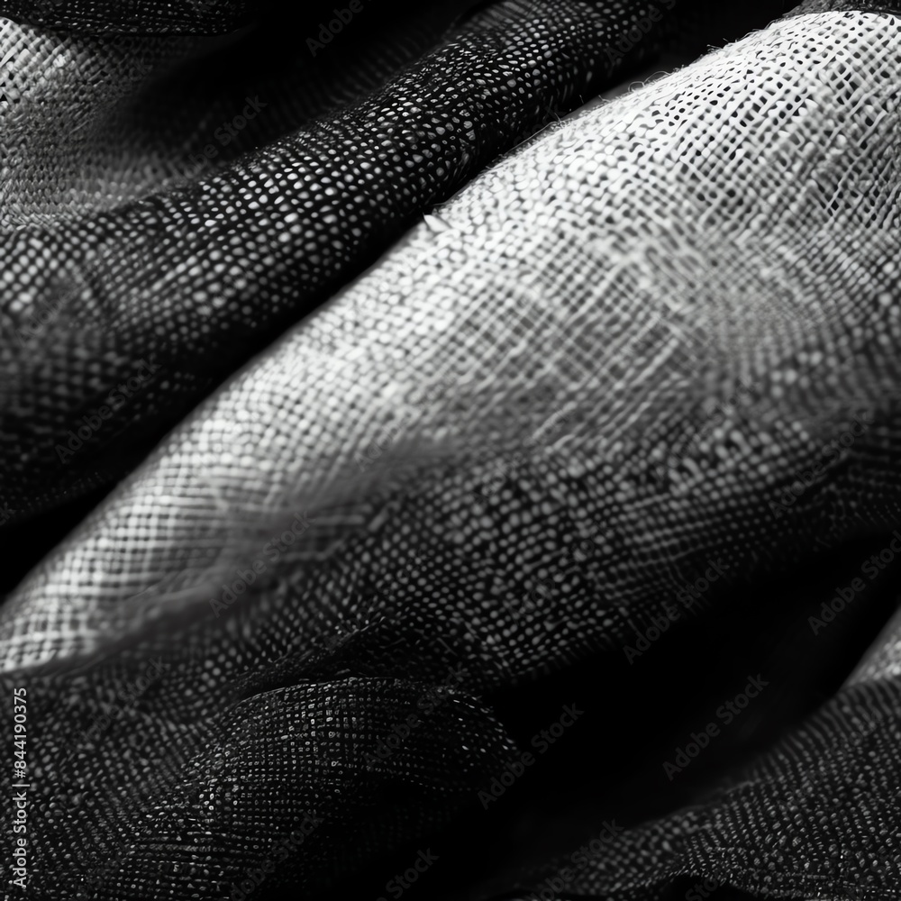 Macro photography of fabric swatches in a sleek monochrome palette, focusing on the subtle differences in texture and tone within the same color family Macro photography of fabric swatches in a sleek monochrome palette, focusing on the subtle differences in texture and tone within the same color family
