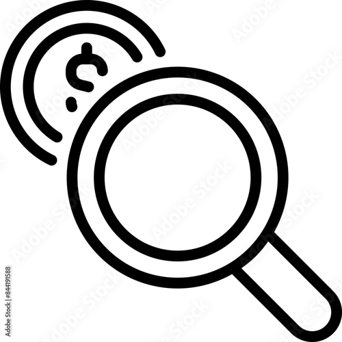 financial research icon