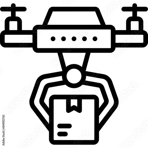 delivery drone icon