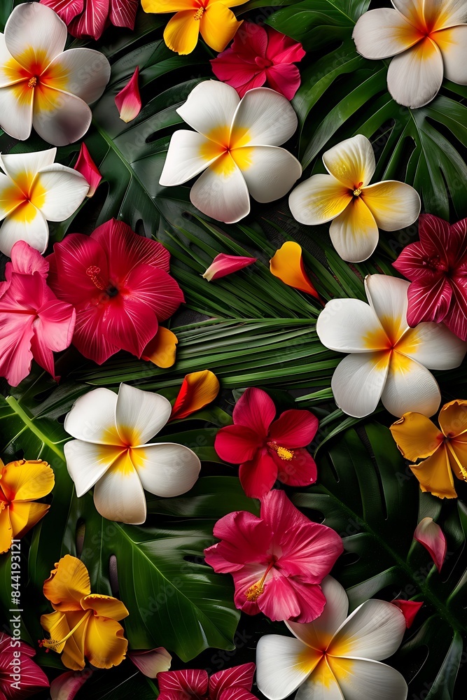 frangipani flower on a white background frangipani flower on a white background
