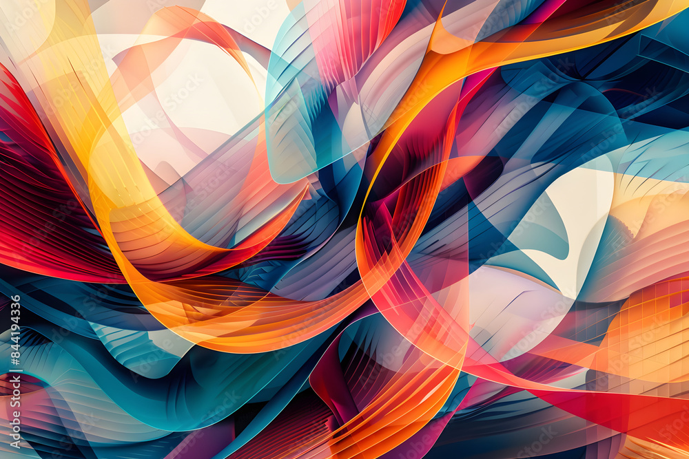 Abstract Geometrical and Organic Pattern Fusion in Modern Digital Design Abstract Geometrical and Organic Pattern Fusion in Modern Digital Design