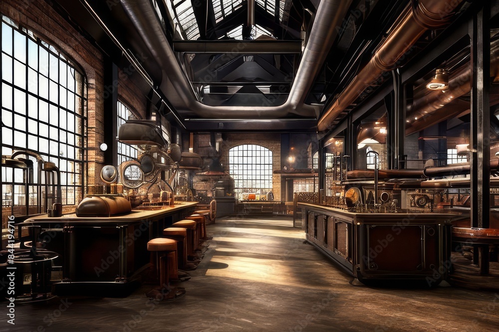 AI Image Generator, Steampunk Workshop Wonderland AI Image Generator, Steampunk Workshop Wonderland