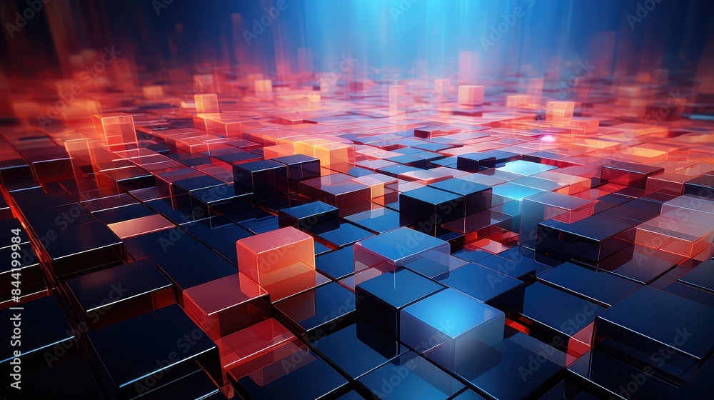 3D Abstract business background 3D Abstract business background