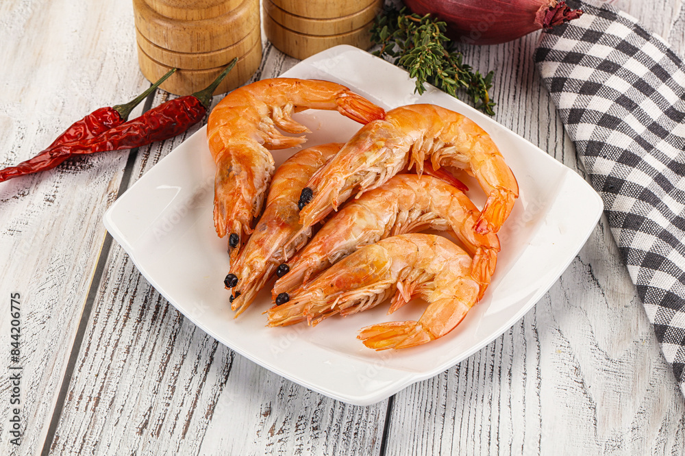 Gurmet king prawn in the bowl Gurmet king prawn in the bowl