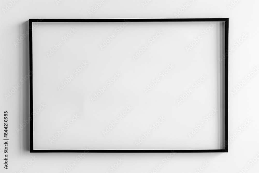 white frame on a wall white frame on a wall