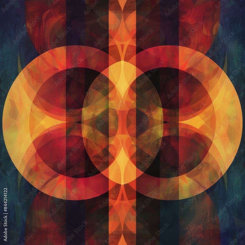 Obraz premium Modern background with symmetrical layout designs.