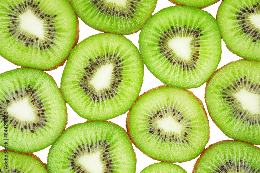 pattern of many kiwi slices filling the frame isolated transparent pattern of many kiwi slices filling the frame isolated transparent