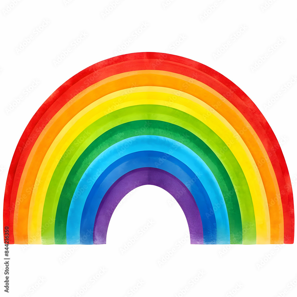 Fototapeta premium a rainbow coloured rainbow is coloured the rainbow