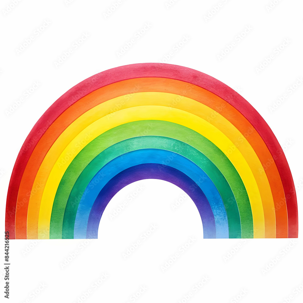 Fototapeta premium a rainbow coloured rainbow is coloured the rainbow