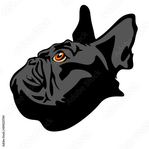 Cartoon Bulldog Vector Mascot logo