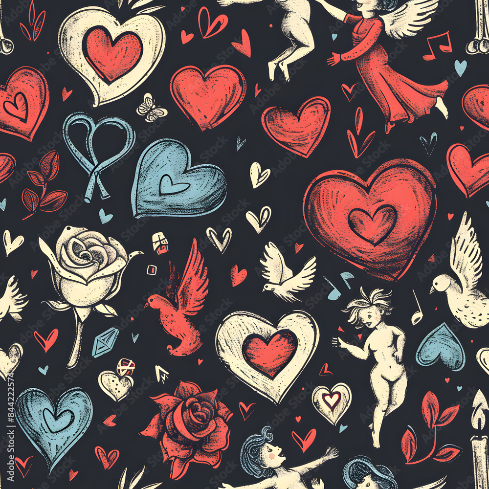 wallpaper, tiles or carpet in a seamless pattern wallpaper, tiles or carpet in a seamless pattern