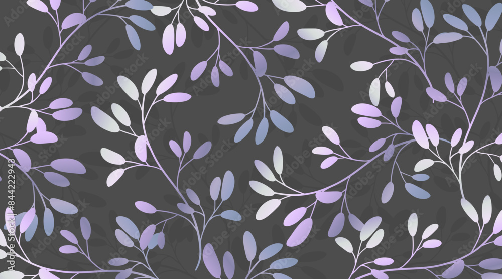 Abstract holographic floral print or pattern for designs, decor, wallpaper or covers. Abstract holographic floral print or pattern for designs, decor, wallpaper or covers.