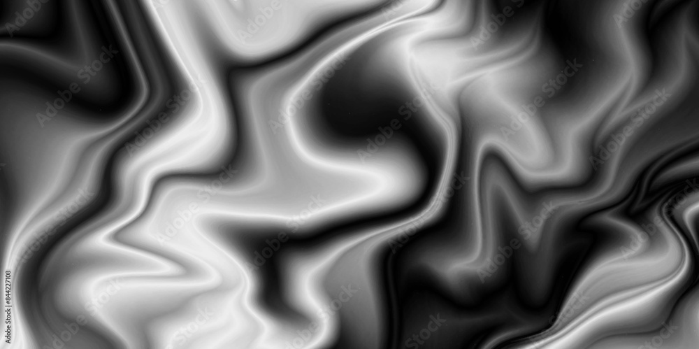 Obraz premium Futuristic Iridescent Liquid Gradient Background with Smooth Flowing Textures, Dynamic Neon Waves, and Soft Holographic Glow in a Modern Abstract 3D Design