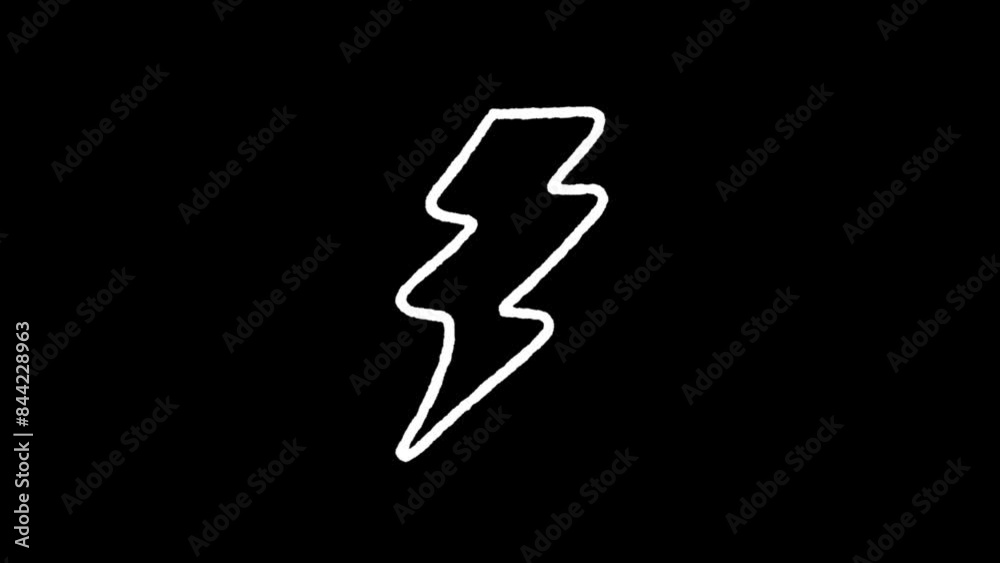 white line construction icon isolated on a black background. Elements shape symbols. 4K Video motion graphic animation white line construction icon isolated on a black background. Elements shape symbols. 4K Video motion graphic animation