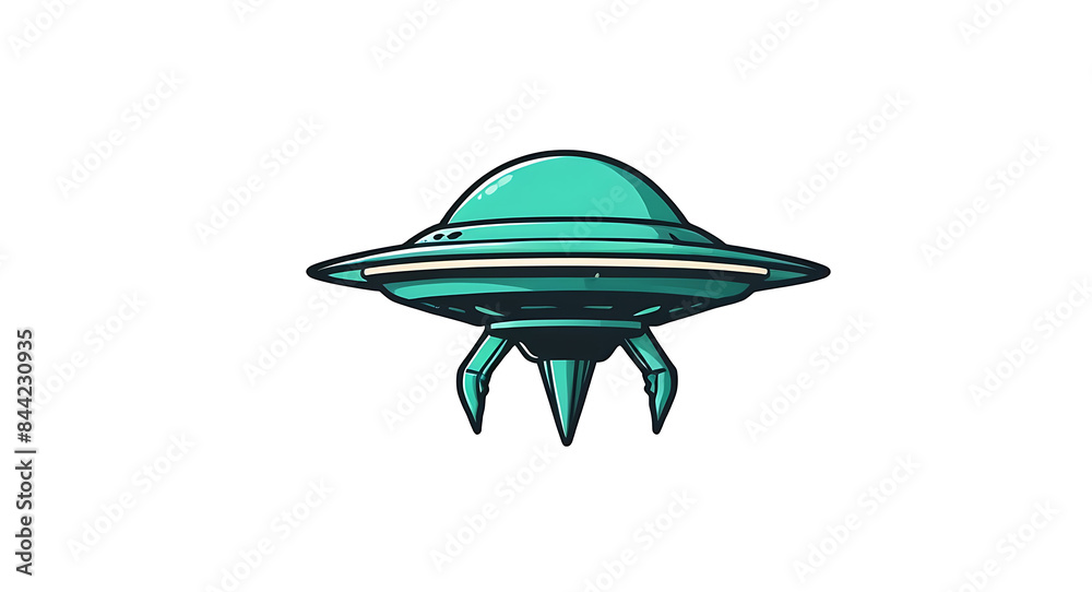 Minimalistic 2d Plain Alien and UFO graphics for a logo or a t-shirt design, icon logo style 2d on plain white background
Minimalistic 2d Plain Alien and UFO graphics for a logo or a t-shirt design, icon logo style 2d on plain white background