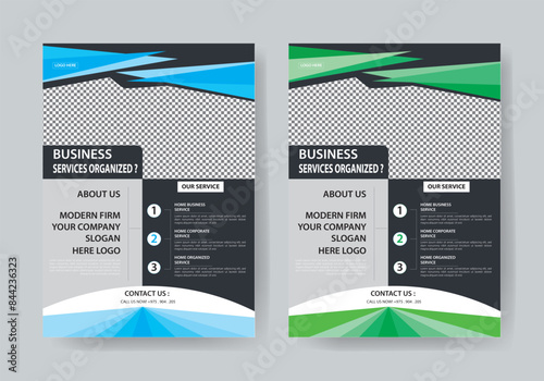 The Flyer Template is made in Adobe Illustrator format. This Template is best suitable for your Business. You can set images and change text, and color very quickly and easily.