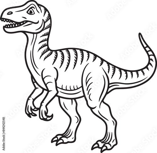 illustration of a dinosaur illustration black and white