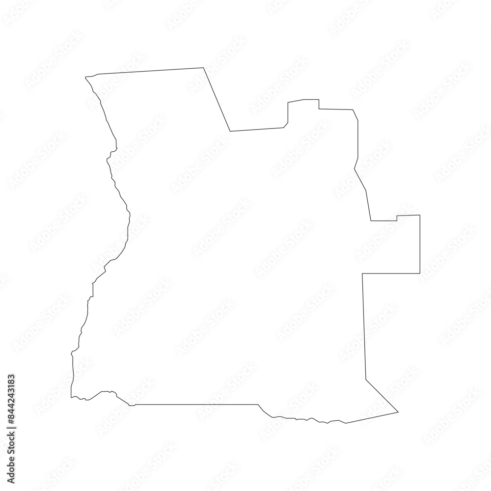Angola map icon Angola map icon