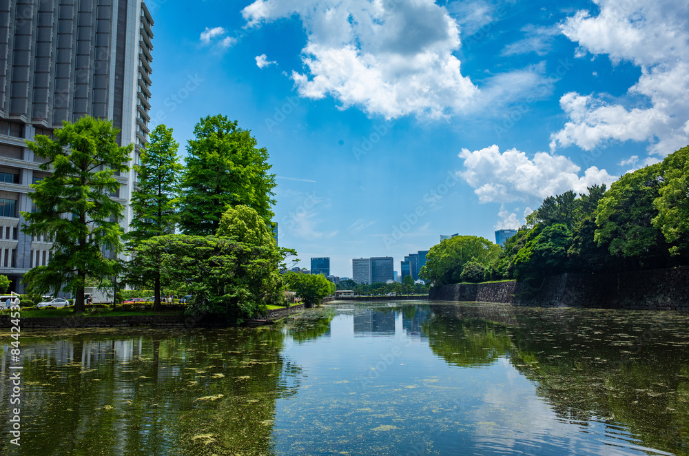 Obraz premium 東京・丸の内の高層ビル群