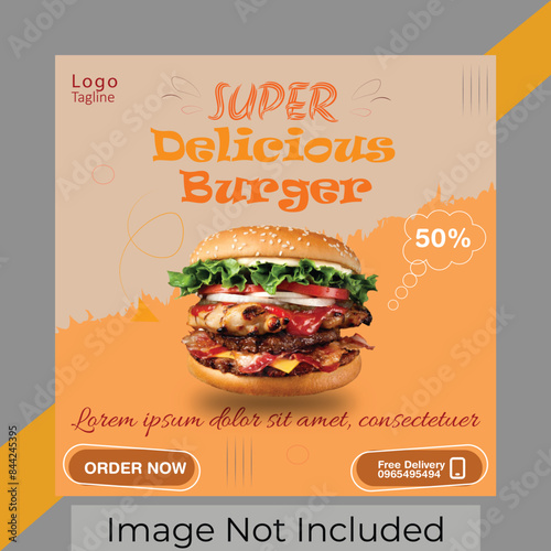 burger poster