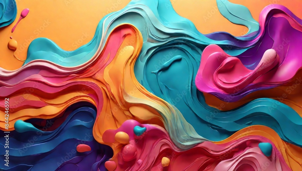 Design a color gradient background featuring abstract geometric shapes with fluid, liquid-like forms. Design a color gradient background featuring abstract geometric shapes with fluid, liquid-like forms.