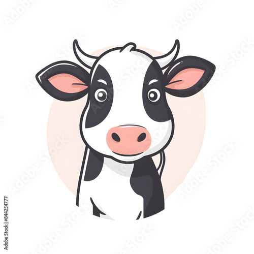 Wallpaper Mural a cartoon of a cow. Torontodigital.ca