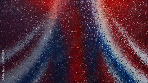 Abstract patriotic red white and blue glitter sparkle background for voting, memorial, labor day and election