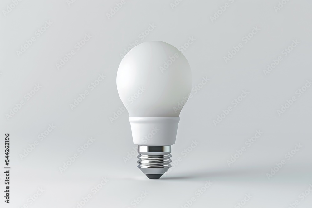 LED light bulb on a neutral background LED light bulb on a neutral background