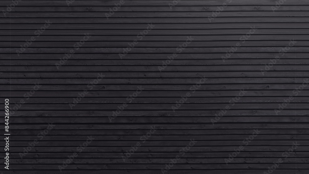 Obraz premium Deck wood horizontal black for floor and wall materials