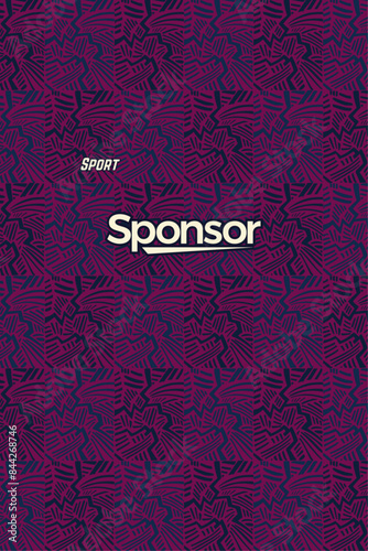 Vector Background for Sport Jersey Sublimation Pattern Texture