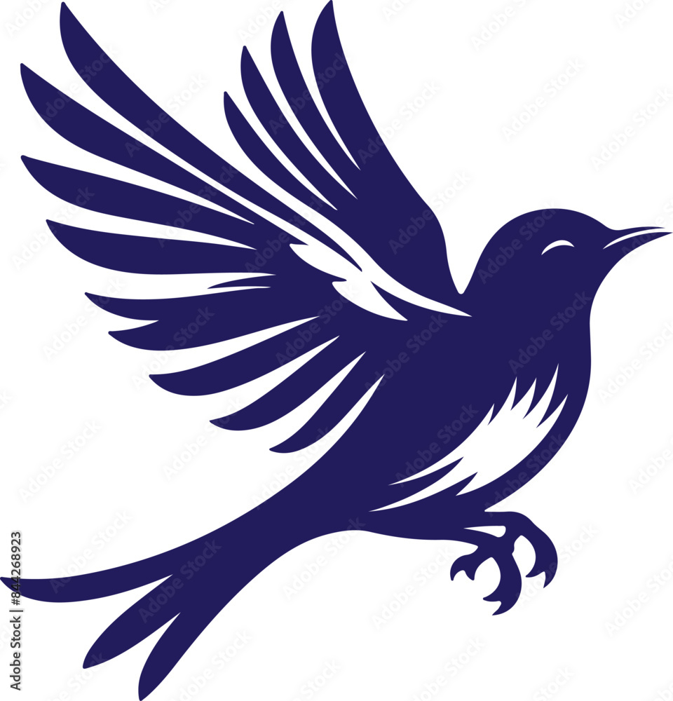 a bird silhouette vector style with a white background a bird silhouette vector style with a white background