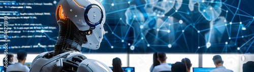 Futuristic Robot Instructor...